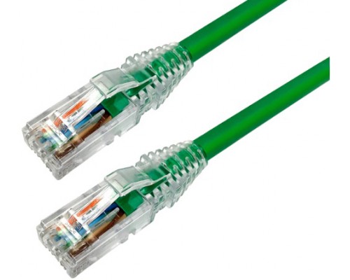 Патчкорд NPC CAT6, U/UTP, LSZH green, 2m