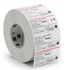 Этикетка полиэстровая Label, Polyester, 38x13mm. Thermal Transfer, Z-Ultimate 3000T White, Permanent Adhesive, 25mm Core (4650 labels per roll)                                                                                                           