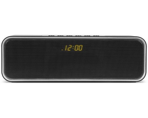 Акустическая система 2.0SVEN PS-175, черный, мощность 2x5 Вт (RMS), Bluetooth, FM, USB, microSD, LED-дисплей, часы, будильник, встроенный аккумулятор)