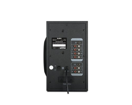 Акустическая система 5.1SVEN HT-202, черный, (мощность (RMS):20Вт+5x16Вт, Bluetooth, FM-тюнер, USB/SD, дисплей, пульт ДУ)