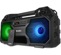 Акустическая система 2.0SVEN PS-520, черный, мощность 2x18 Вт (RMS), TWS, Bluetooth, FM, USB, microSD, LED-дисплей, ПДУ, встроенный аккумулятор                                                                                                           