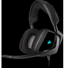 Игровая гарнитура  Corsair Gaming™ VOID RGB ELITE USB Premium Gaming Headset with 7.1 Surround Sound, Carbon                                                                                                                                              