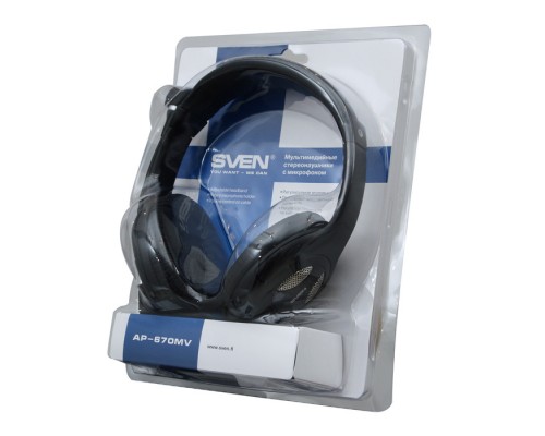 Наушники с микрофоном SVEN AP-670MV SV-0410670MV