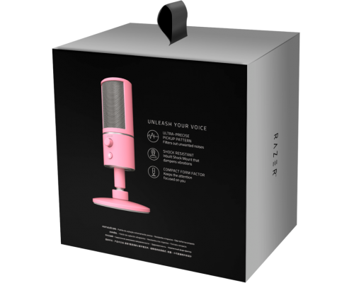 Микрофон Razer Seiren X  Quartz - Desktop Cardioid Condenser Microphone - FRML Packaging