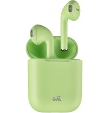Наушники беспроводные GAL TW-3500, цвет зеленый матовый                                                                                                                                                                                                   