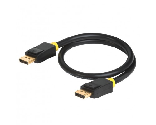 Кабель Greenconnect  1.5m DisplayPort v1.2, 20M/20M, черный, 28/28 AWG, GCR-50709