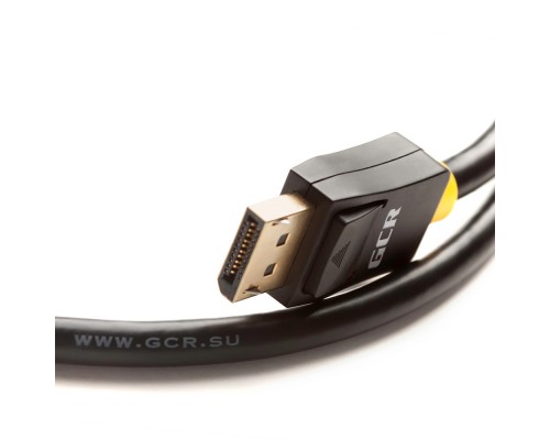 Кабель Greenconnect  1.5m DisplayPort v1.2, 20M/20M, черный, 28/28 AWG, GCR-50709