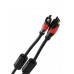 Кабель HDMI 19M/M ver. 2.0, 2 фильтра, 10m VCOM CG525D-R-10.0