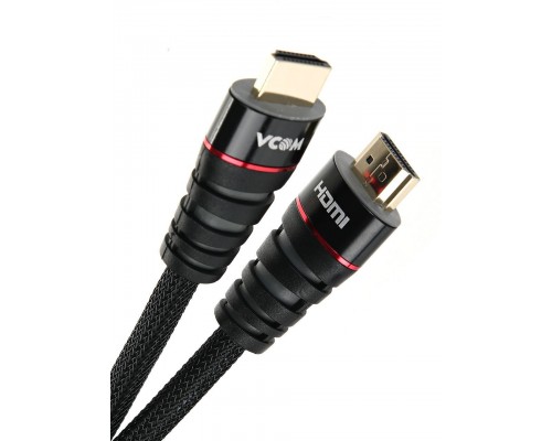 Кабель HDMI 19M/M ver. 2.0 черные коннекторы, 3m VCOM CG526S-B-3M Blister