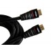 Кабель HDMI 19M/M ver. 2.0 черные коннекторы, 3m VCOM CG526S-B-3M Blister