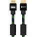 Кабель Greenconnect  HDMI 2.1, 8K 60Hz, 4K 144Hz, 1.0m , динамический HDR 4:4:4, Ultra HD, 48.0 Гбит/с, тройное экранирование, ферритовые фильтры, GCR-51833