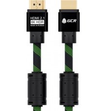 Кабель GCR  HDMI 2.1, 8K 60Hz, 4K 144Hz, 0.5m, динамический HDR 4:4:4, Ultra HD, 48.0 Гбит/с, тройное экранирование, ферритовые фильтры, GCR-51871                                                                                                        