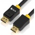 Кабель Greenconnect  3.0m DisplayPort v1.2, 20M/20M, черный, 28/28 AWG, GCR-DP2DP-3.0m