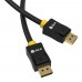 Кабель Greenconnect  3.0m DisplayPort v1.2, 20M/20M, черный, 28/28 AWG, GCR-DP2DP-3.0m