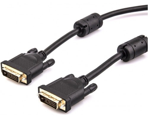 Кабель DVI (24+1) M/M  5m, 2 фильтра Aopen/Qust ACG442GD-5M