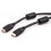 Кабель HDMI 19M/M ver 2.0, 5М,2 фильтра, Aopen/Qust ACG517D-5M