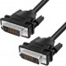 Кабель Greenconnect  DVI-D 4.0m, черный, OD 8.5mm, 28/28 AWG, DVI/DVI, 25M/25M, GCR-DM2DMC-4.0m, двойной экран