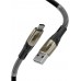 Кабель GCR  1.7m MicroUSB series MERCEDES & SPRING, BLACK, для зарядки, NO Sync data, 22 AWG. GCR-51961