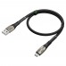 Кабель GCR  1.7m MicroUSB series MERCEDES & SPRING, BLACK, для зарядки, NO Sync data, 22 AWG. GCR-51961