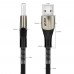 Кабель GCR  1.7m MicroUSB series MERCEDES & SPRING, BLACK, для зарядки, NO Sync data, 22 AWG. GCR-51961