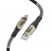 Кабель GCR  1.2m для iPod, iPhone, iPad series MERCEDES & SPRING, BLACK, для зарядки, NO Sync data, 22 AWG, GCR-52119