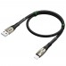 Кабель GCR  1.2m для iPod, iPhone, iPad series MERCEDES & SPRING, BLACK, для зарядки, NO Sync data, 22 AWG, GCR-52119