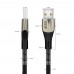 Кабель GCR  1.2m для iPod, iPhone, iPad series MERCEDES & SPRING, BLACK, для зарядки, NO Sync data, 22 AWG, GCR-52119