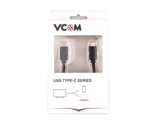 Кабель USB 3.1 Type C  5Гб/с ,3А, Power Deliwery. длина 1M, VCOM CU400-1M