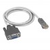 Адаптер-переходник Greenconnect 1.0m серый, DB9 RS-232 / RJ45 9F/8P8C, 30AWG, GCR-DB9LNC-1.0m