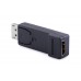 Переходник Greenconnect DisplayPort 20M AM - HDMI 19F, GCR-CVDP03