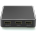 Разветвитель Greenconnect  v2.0 HDMI 1 на 2 выхода, 4Kx2K 60Hz HDR 4:4:4 Greenconnect серия Greenline GCR-GL-vA03P