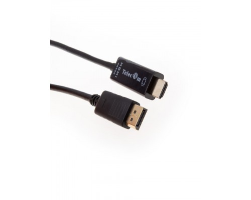 Кабель-переходник DisplayPort M-> HDMI M 4K@30Hz 1.8m Telecom [TA811-1.8M)