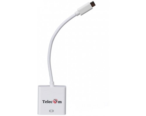 Кабель-адаптер USB 3.1 Type-Cm -- HDMI A(f) 3840x2160@30Hz, 10Gbps , 0,15m TelecomTCA423