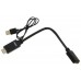 Кабель-переходник HDMI(M) +USB--- DP(F) 0.15m  4K*30Hz VCOMCG599