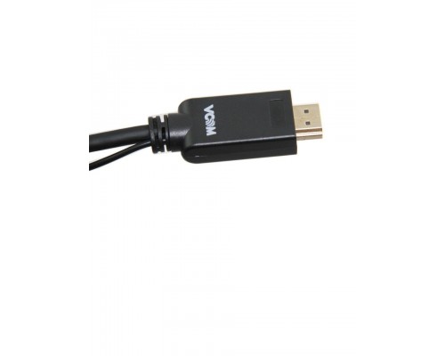 Кабель-переходник HDMI(M) +USB--- DP(F) 0.15m  4K*30Hz VCOMCG599