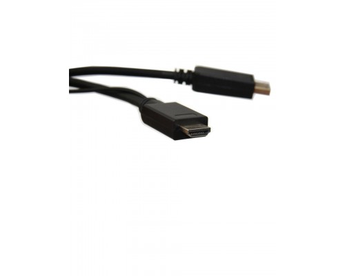 Кабель-переходник HDMI(M) +USB---> DP(M)  4K*30Hz 1.8M, VCOM [CG599C-1.8M)