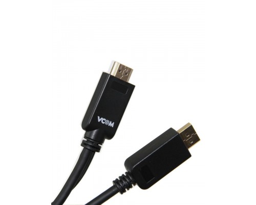 Кабель-переходник HDMI(M) +USB---> DP(M)  4K*30Hz 1.8M, VCOM [CG599C-1.8M)