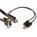 Кабель-переходник HDMI+audio+USB -- VGA_M/M 1,8м Telecom TA675-1.8M