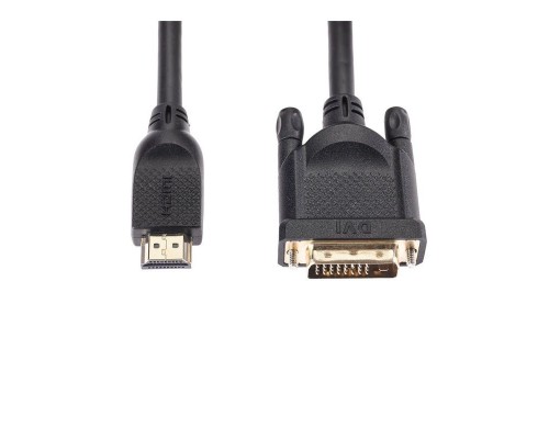 Кабель HDMI AM/DVI(24+1)M, 5м, CU, 1080P@60Hz, 2F, VCOM CG484G-5M