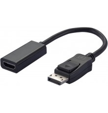 Переходник 0.1m Active DisplayPort/HDMI v1.2/v1.4 20M/19F Greenconnect GCR-ADP2MHD                                                                                                                                                                        