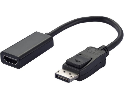 Переходник 0.1m Active DisplayPort/HDMI v1.2/v1.4 20M/19F Greenconnect GCR-ADP2MHD