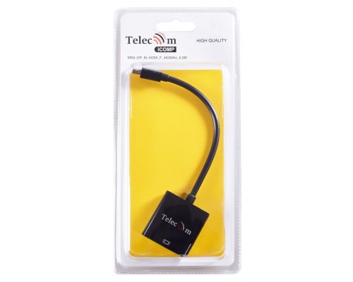 Кабель-переходник Mini DisplayPort (M) -> HDMI (F), 4K@60Hz, Telecom (TA6056)