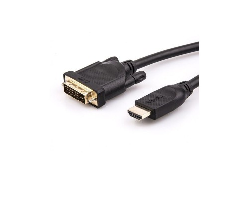 Кабель HDMI AM/DVI(24+1)M, 10м, CU, 1080P@60Hz, 2F, VCOM CG484GD-10M