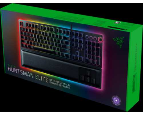 Клавиатура Razer Huntsman Elite  Gaming keyboard  - Russian Layout Opto-Mechanical Clicky Purple Switch