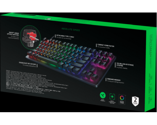 Клавиатура Razer Huntsman Tournament Ed. (Red Switch) - Russian Layout