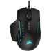 Игровая мышь Corsair Gaming™ GLAIVE RGB PRO, Comfort FPS/MOBA Gaming Mouse with Interchangeable Grips, Aluminum, Backlit RGB LED, 18000 DPI, Optical (EU version)