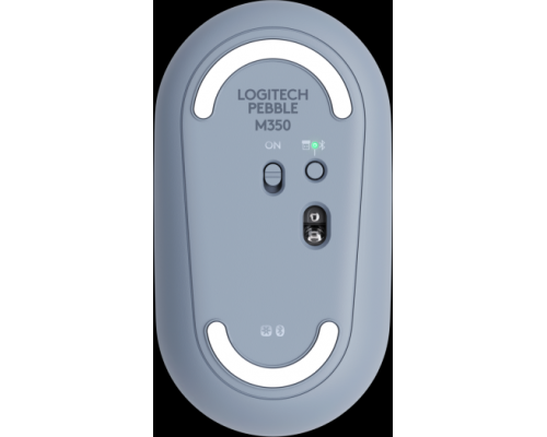 Мышь Logitech Wireless Mouse Pebble M350 BLUE GREY