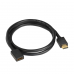 Удлинитель Greenconnect 1.0m v2.0 HDMI-HDMI черный, OD7.3mm, 28/28 AWG, позолоченные контакты, Ethernet 18.0 Гбит/с, 19M / 19F, GCR-HMFR6-BB3S-1m, тройной экран