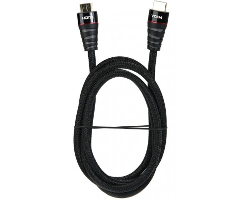 Кабель HDMI 19M/M ver. 2.0 черные коннекторы, 1.8m VCOM CG526S-B-1.8M Blister