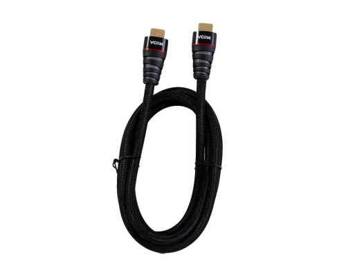 Кабель HDMI 19M/M ver. 2.0 черные коннекторы, 1.8m VCOM CG526S-B-1.8M Blister